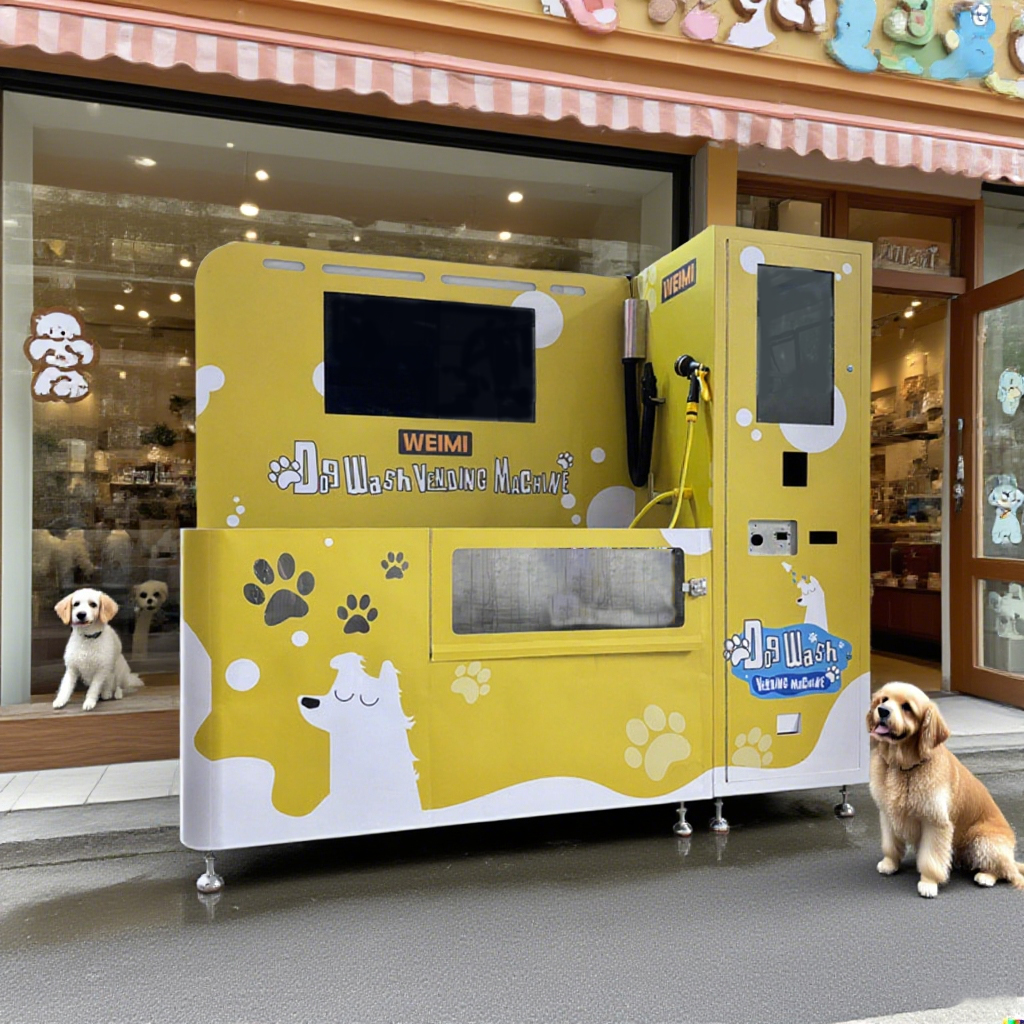 Máquina para lavar perros automática