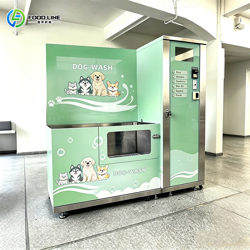 Máquina lavadora de perros