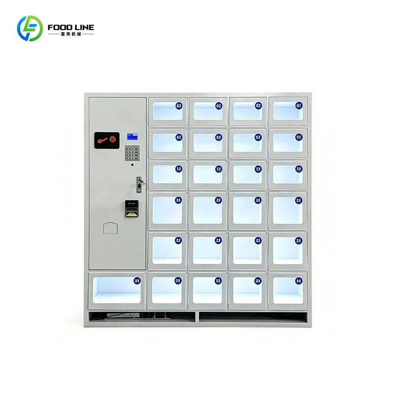 Locker vending cabinet