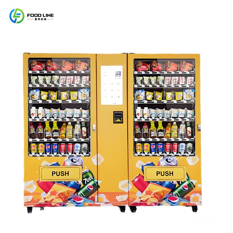 Snack and beverage vending machine