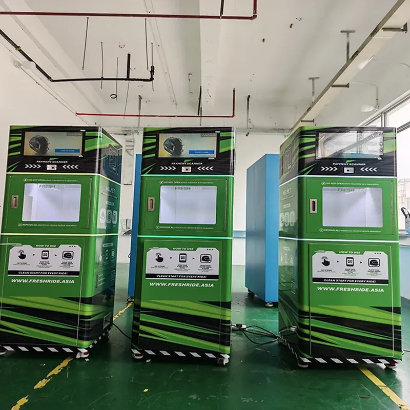 Helmet cleaning machine factory